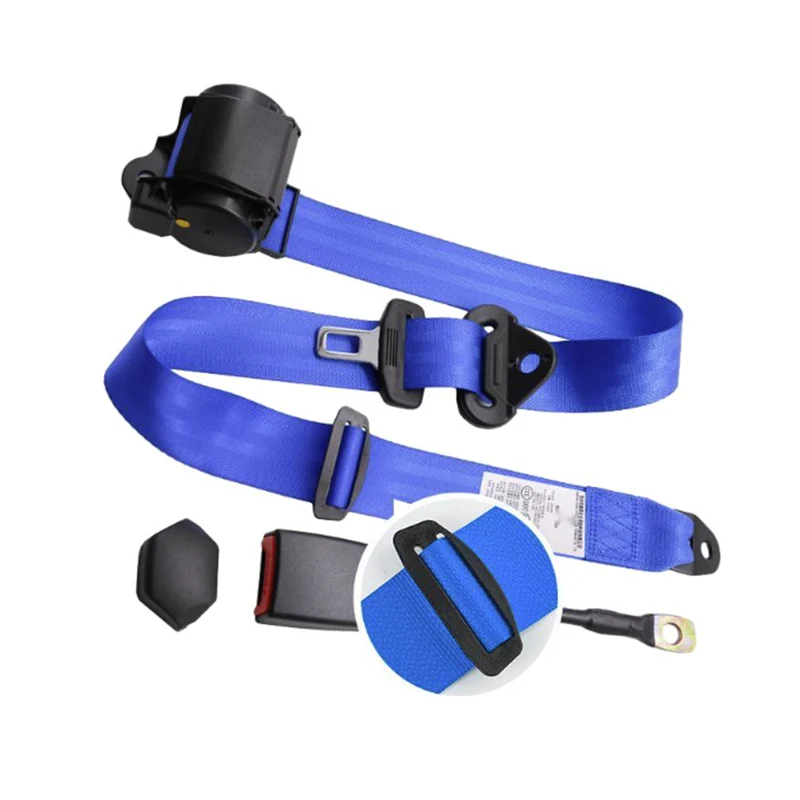 What are the advantages of by point seat belts?